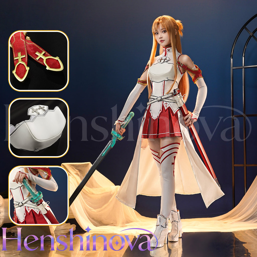 Henshinova-Ultra-Asuna Anime Sword Art Online Cosplay Costume