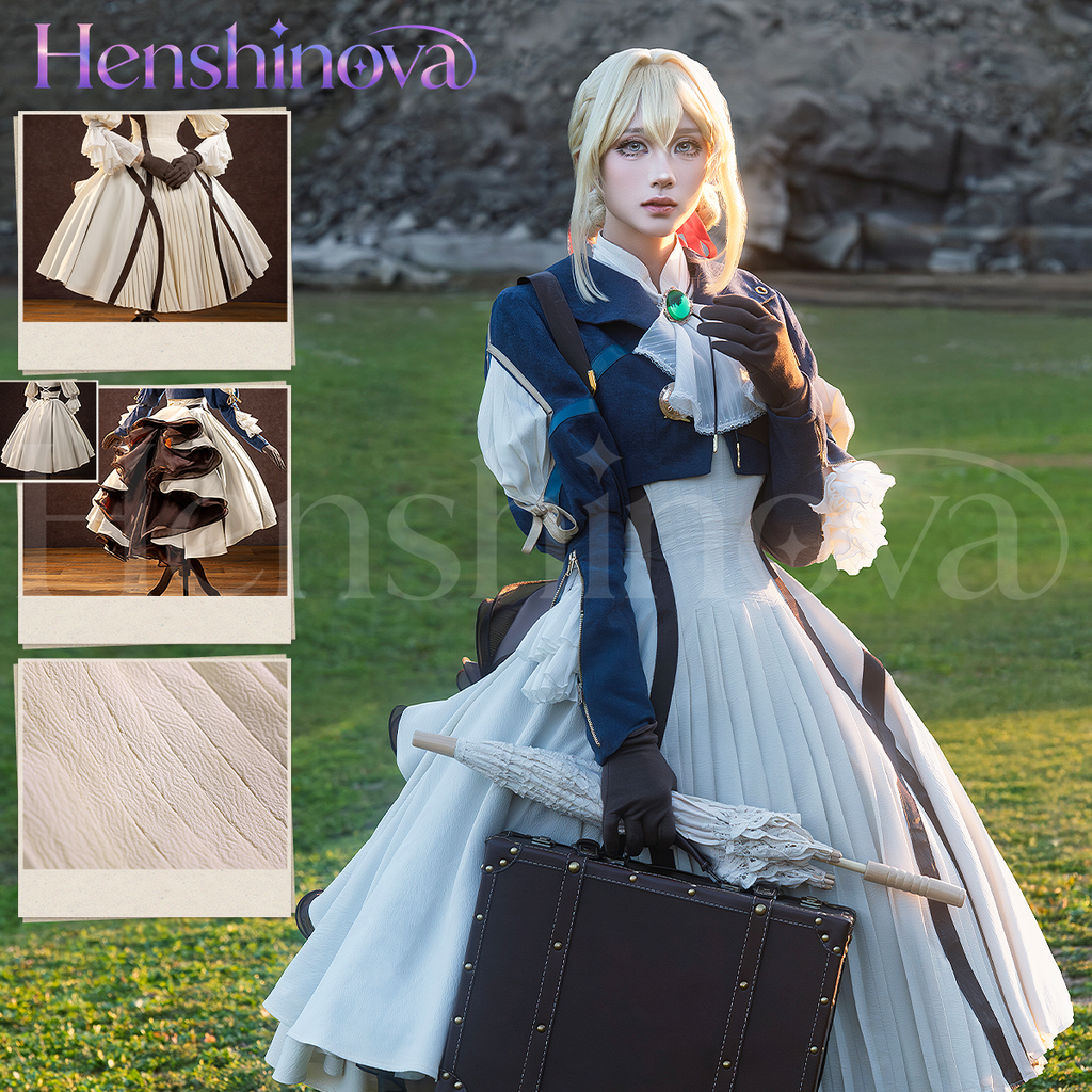 Henshinova-Ultra-Violet Evergarden Anime Violet Evergarden Cosplay Costume