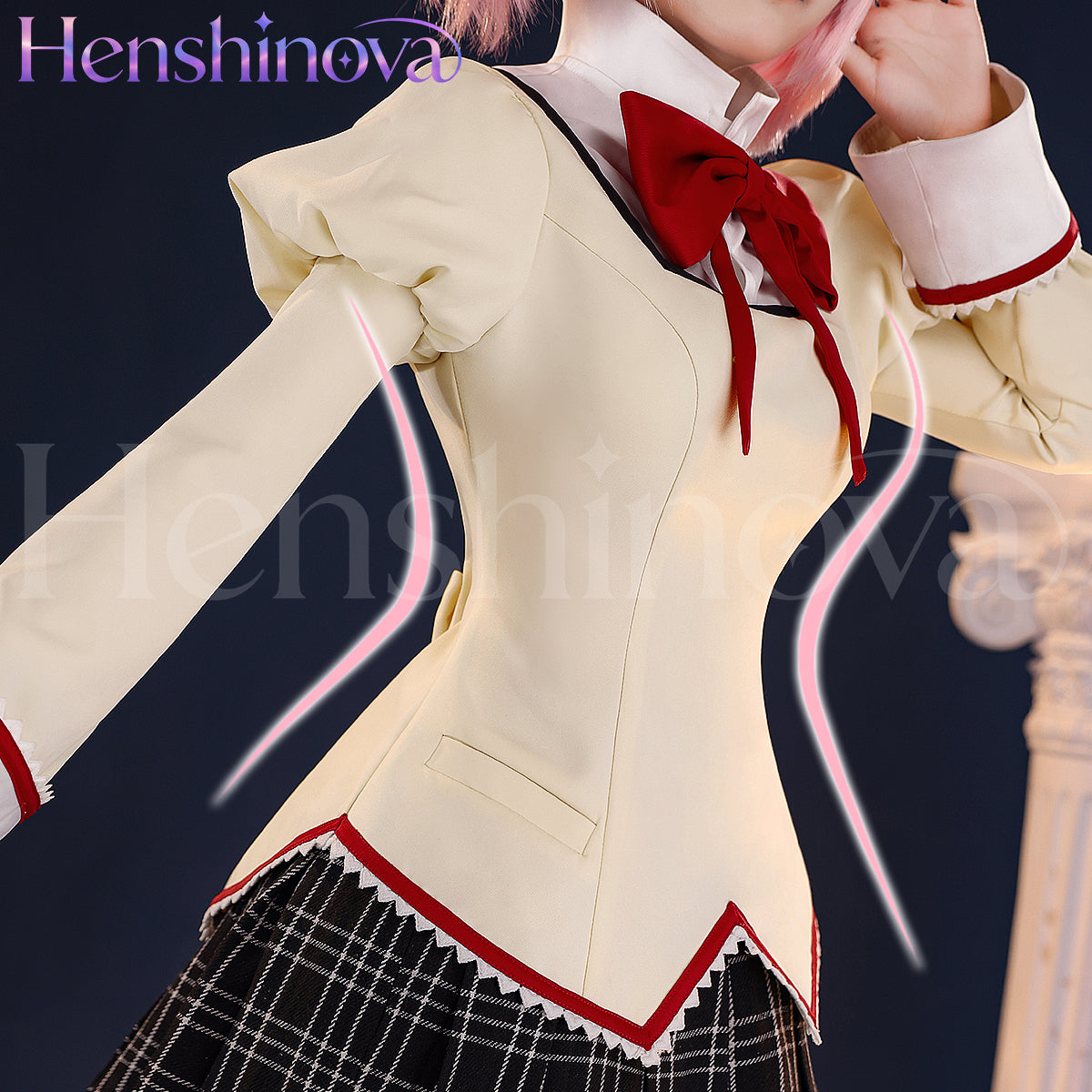 Henshinova-Ultra-Madoka Kaname Anime Puella Magi Madoka Magica Cosplay Costume