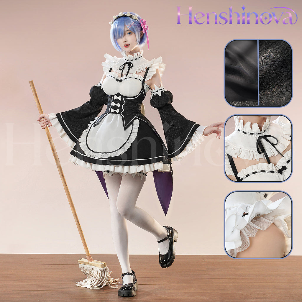 Henshinova-Ultra-Rem Anime Re:Zero − Starting Life in Another World Cosplay Costume