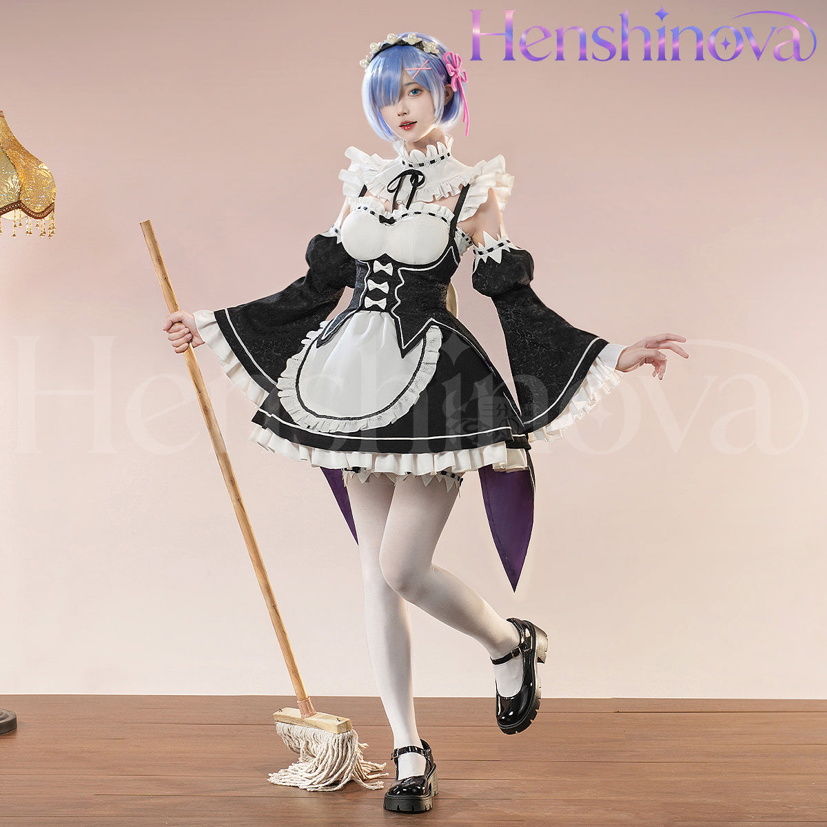 Henshinova-Ultra-Rem Anime Re:Zero − Starting Life in Another World Cosplay Costume
