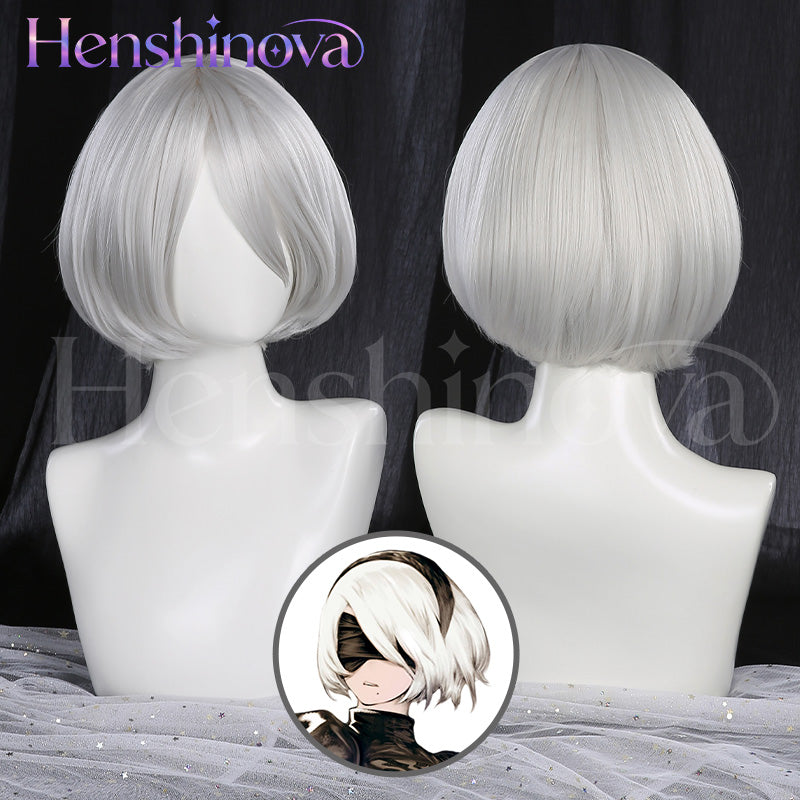 Henshinova-Ultra-2B Game NieR:Automata Cosplay Wig