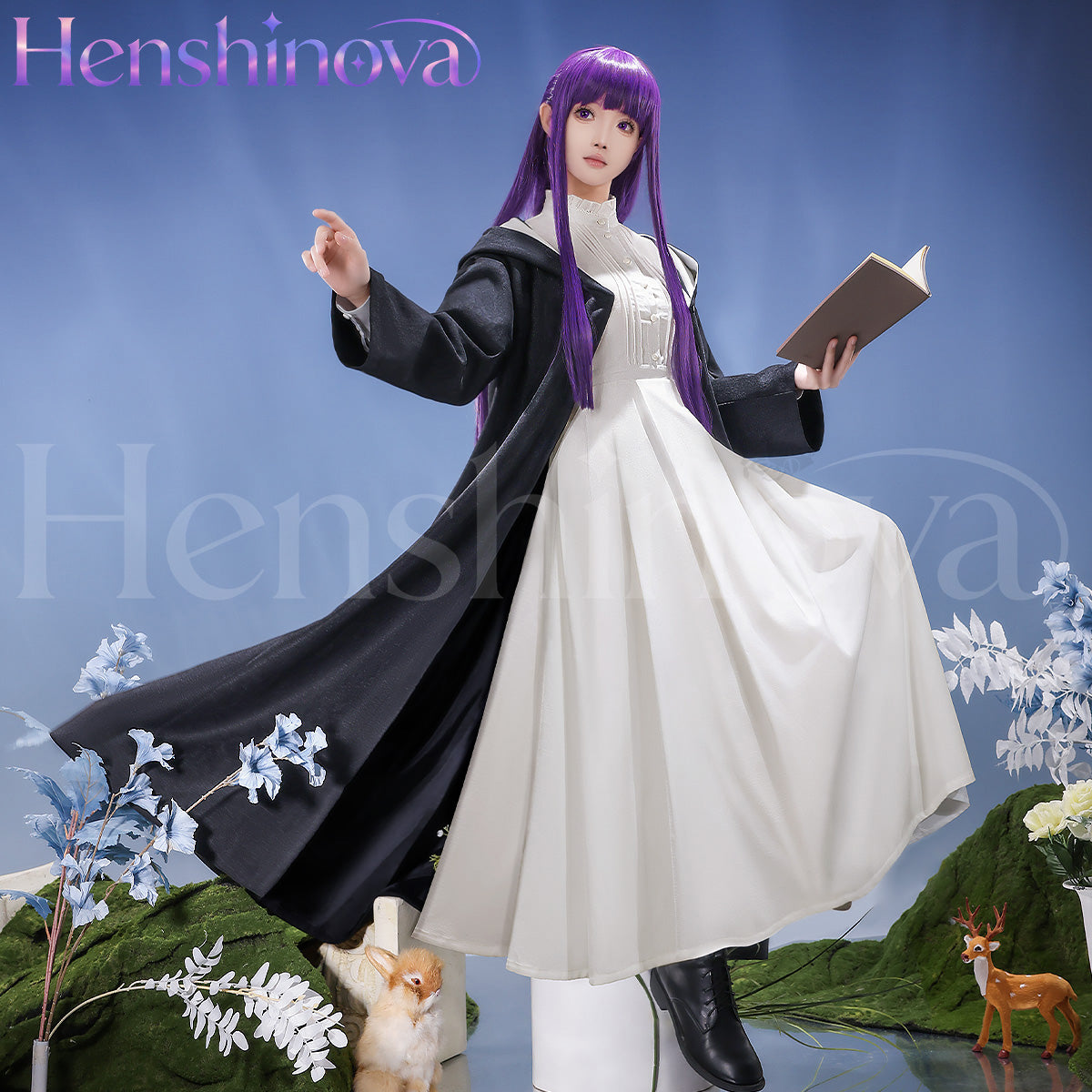 Henshinova-Ultra-Fern Anime Frieren: Beyond Journey's End Cosplay Costume