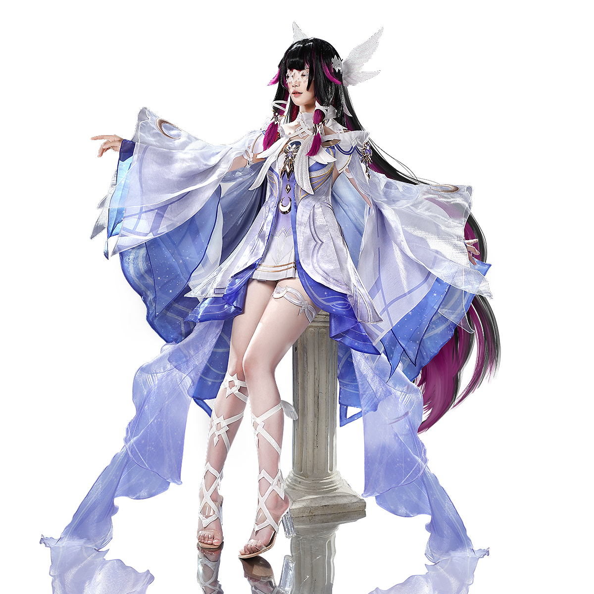 Henshinova-Ultra-Columbina Game Genshin Impact Cosplay Costume