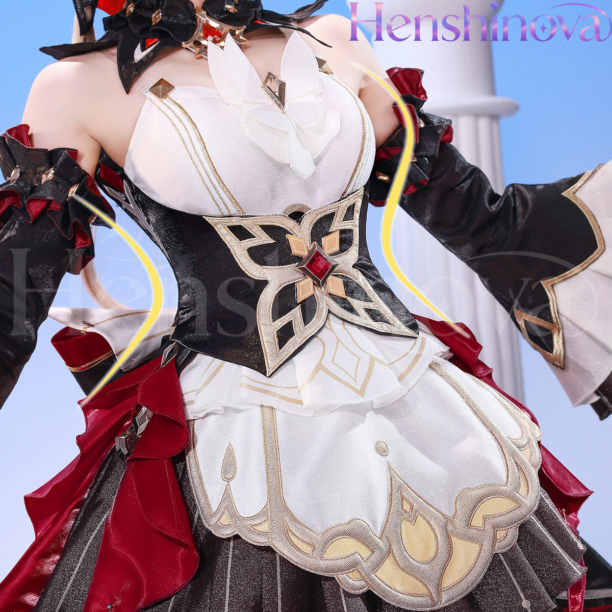 Henshinova-Ultra-Sandrone Game Genshin Impact Cosplay Costume