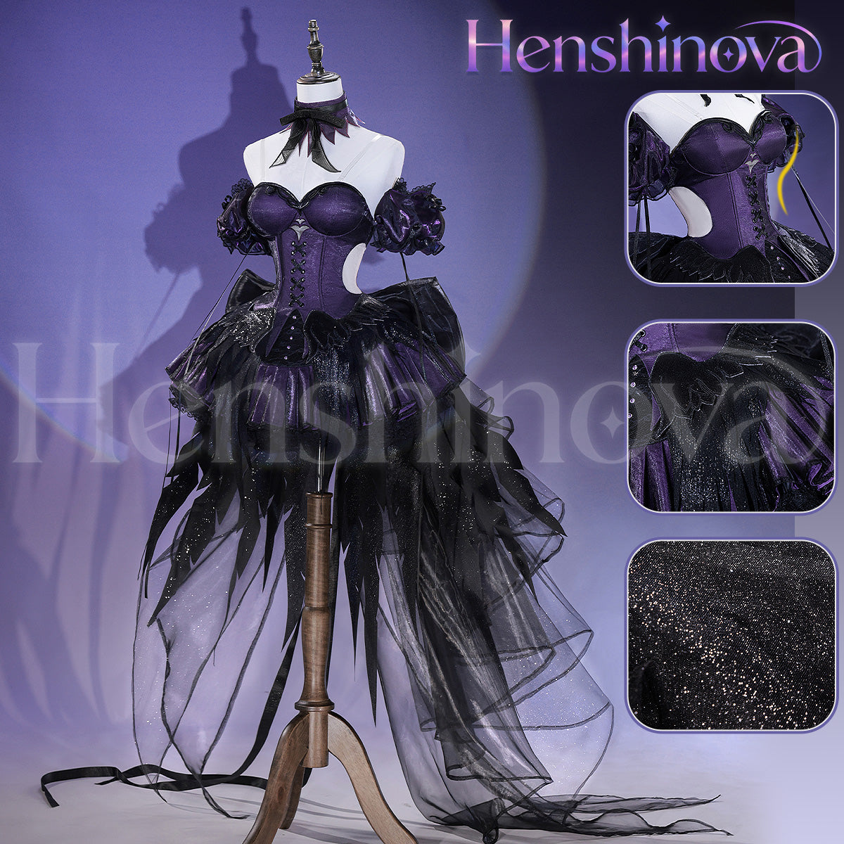 Henshinova-Ultra-Homura Akemi Anime Puella Magi Madoka Magica Cosplay Costume